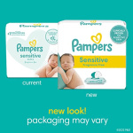 Pampers Sensitive Baby Wipes, Water Based, Hypoallergenic and Unscented, 8 Fip-Top Packs, 4 Refill Packs (1008 Wipes Total) [Packaging May Vary] - Image 8