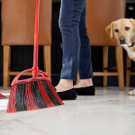 O-Cedar One Sweep Broom with Step-On Dustpan | Remove 99% with One | Lightweight Quiet Cleaning Tool | Ideal for Pet Owners - Image 6
