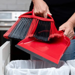 O-Cedar One Sweep Broom with Step-On Dustpan | Remove 99% with One | Lightweight Quiet Cleaning Tool | Ideal for Pet Owners - Image 13