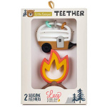 Lucy Darling Baby Teething Toys - Little Camper Silicone Baby Chew Toy For 0-6 And 0-12 Months - BPA Free Teethers For Babies - Soothe Babies Gums - 2 In 1 Pacifier And Teether - Image 4