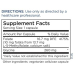 Metabolic Maintenance L-Methylfolate 10mg - Gluten-Free & Dairy-Free Folate Supplement - Supports Cognitive + Brain Health - L Methylfolate for Daily Use (90 Capsules) - Image 3