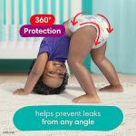 Pampers Cruisers 360 Diapers - Size 4, One Month Supply (144 Count), Pull-On Disposable Baby Diapers, Gap-Free Fit - Image 8