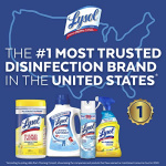 Lysol Disinfectant Spray, Sanitizing and Antibacterial Spray, For Disinfecting and Deodorizing, Lemon Breeze, 19 Fl Oz (Pack of 2), Packaging May Vary - Image 2
