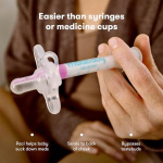 Frida Baby Medicine Pacifier, Medi Frida Baby Medicine Syringe & Accu-Dose Pacifier, Baby Medicine Dispenser for Mess & Fuss Free Use - Image 5