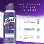 Lysol Air Sanitizer Spray, For Air Sanitization and Odor Elimination, Light Breeze, 10 Fl. Oz - Image 3