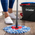 O-Cedar RinseClean Spin Mop & Bucket System | Clean with Water | Removes 99% of Bacteria - Image 11