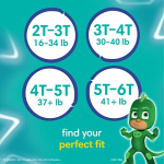 Pampers Easy Ups Boys & Girls Potty Training Pants - Size 4T-5T, One Month Supply (104 Count), Training Underwear (Packaging May Vary) - Image 5