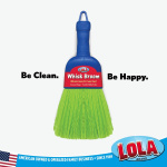 LOLA Whisk Broom, Hand Brush, Durable Bristles, Whisks Away Dirt & Debris, Compact, Hang Hole for Easy Storage, Indoor/Outdoor, 1 Pack - Image 2