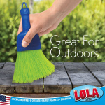 LOLA Whisk Broom, Hand Brush, Durable Bristles, Whisks Away Dirt & Debris, Compact, Hang Hole for Easy Storage, Indoor/Outdoor, 1 Pack - Image 6