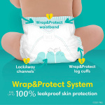 Pampers Baby Diapers and Wipes Starter Kit, Swaddlers Disposable Sizes 1 (198 Count) & 2 (186 Count) with Sensitive Water Based 12X Multi Pack Pop-Top Refill (1008 Count) - Image 7