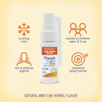 Boiron ThroatCalm Spray for Soothing Sore Throat Relief - Plant-Powered with Echinacea – Natural, Mint-Like Herbal Flavor - Non-Numbing & Benzocaine-Free - .68 Fl Oz - Image 8