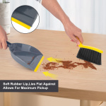 Dustpan and Broom Set Small – Mini Handheld Dustpan and Brush Combo for Home, Desktop, Sofa, Cat Litter, Car, Camping & Small Space Cleaning - Image 5