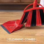 O-Cedar One Sweep Broom with Step-On Dustpan | Remove 99% with One | Lightweight Quiet Cleaning Tool | Ideal for Pet Owners - Image 19