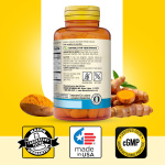 MASON NATURAL Magnesium & Vitamin D3 with Turmeric, 60 Day Supply Dietary Supplement with 500 mg Magnesium, 3000 IU Vitamin D3, and 150 mg Turmeric - Image 2