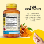 MASON NATURAL Magnesium & Vitamin D3 with Turmeric, 60 Day Supply Dietary Supplement with 500 mg Magnesium, 3000 IU Vitamin D3, and 150 mg Turmeric - Image 3