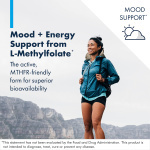 Metabolic Maintenance L-Methylfolate 10mg - Gluten-Free & Dairy-Free Folate Supplement - Supports Cognitive + Brain Health - L Methylfolate for Daily Use (90 Capsules) - Image 5